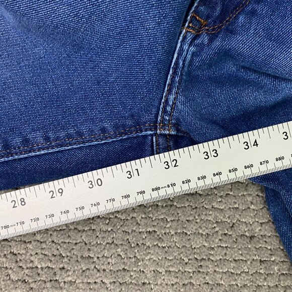 Mott & Bow Straight Jeans Men's 34 x 34 Measures 34 x 32 Blue Straight Leg - Picture 12 of 12